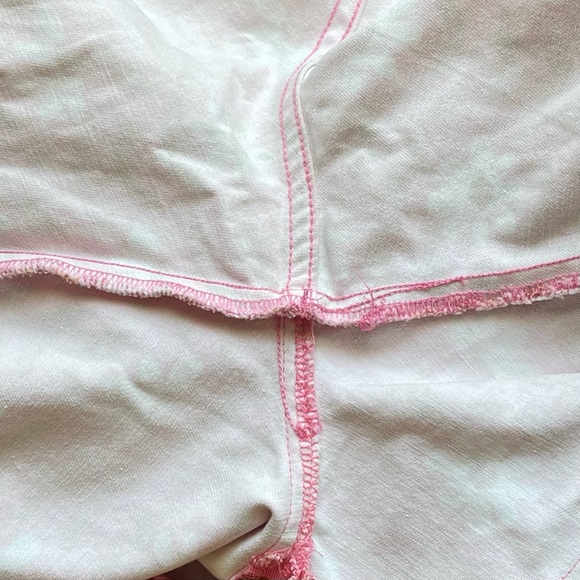 Big Bud Press Daisy Chain Jumpsuit Pink Floral Cotton Twill Medium GUC - Picture 8 of 12